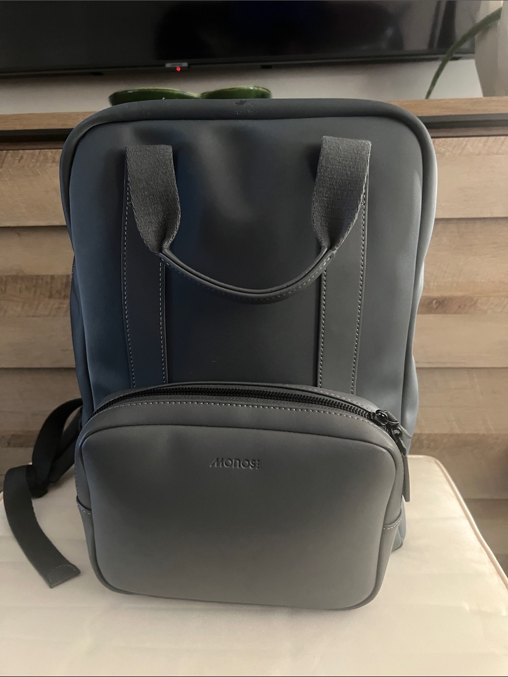 Monos unisex Backpack in Charcoal Gray — Modern Everyday Carry